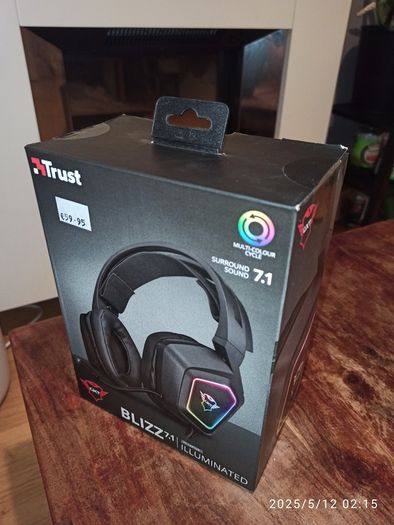 Trust Blizz 7.1 RGB Gaming Headset GXT 450,