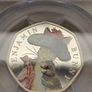 Royal Mint 2017 Silver Proof 50p Benjamin Bunny Beatrix Potter Coin Graded by PCGS PR69DCAM Image 5
