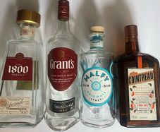 Gin grants malfy Bombay sapphire tequila Irish Gin Teeling whiskey empty Bottle