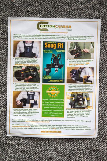 Camera vest