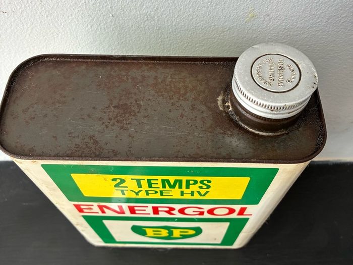 Vintage BP 2 Stroke Oil Tin