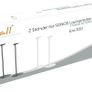 MyWall Sonos Era100 Floor Stands (Pair) - White Image 2