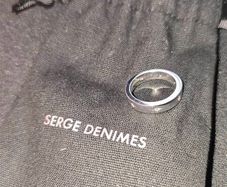 Serge Denimes Silver Seven Ring Size 6