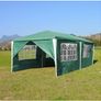 3 x 6 m Gazebo  Party Tent  Garden Gazebo with 6 Side Panels for Wedding Party, Garden Camping Image 3