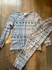 Zara grey fairisle Christmas pyjamas