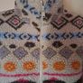 Only Janne Aztec Teddy half zip warm jacket oversized size S UK10 EU38 Postage included Image 4