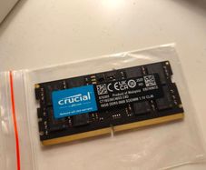 1x 16GB DDR5 Laptop RAM Sodimm 5600MHz Crucial