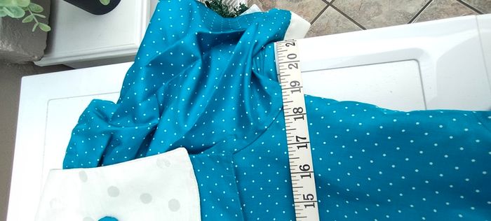 vintage 80s aqua blue green pleated skirt dress with Peter Pan collar size small
