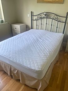 Double Bed Frame and Mattress