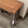 wooden side table Image 3