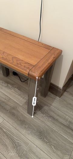 wooden side table