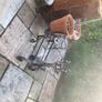 pair of cast iron fire place legs Image 3