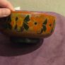 Hand Painted USSR Wooden Bowl and Spoon Image 8