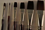 Synthetic Hair Brush - Flat Series 274 (Set of 6)