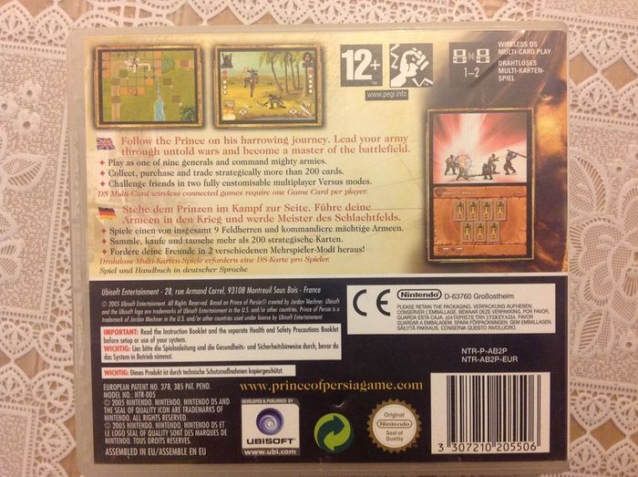 Battles of Prince of Persia.  NintendoDS