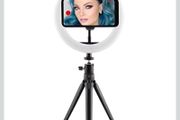 KSIX Adjustable Table Tripod LED Ring Light for Mobile Phone, 3 Temperatures and 10 Intensities. Ring Light for TIK Tok, Photography, Selfie