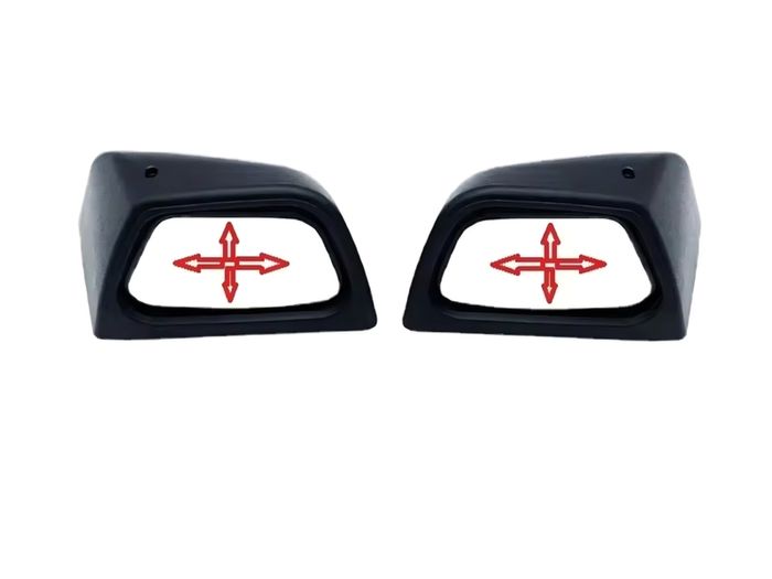 wide angle rear side mirror