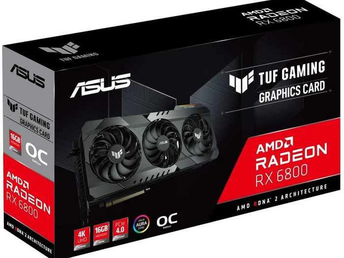 ASUS TUF Gaming AMD Radeon RX 6800 OC Edition Graphics Card 16GB GDDR6
