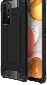 Black Shockproof Armour Case For Samsung Galaxy A23 5G Hybrid Back Cover