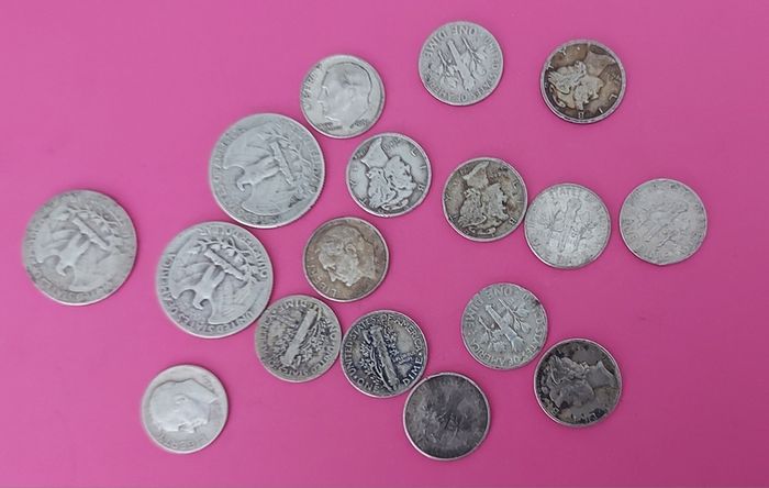 U.S.A 90% Silver Coin Collection 52.9g