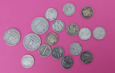 U.S.A 90% Silver Coin Collection 52.9g