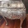 Superking French style bed  plus  bedside cabinets plus silk curtains Image 4