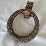 Antique brass door knocker. Image 6