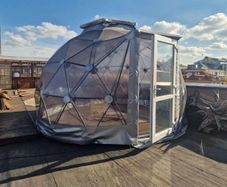 Deluxe Clear Tinted 3m(10ft) Extremely Strong Structure Dome Igloo Glamping
