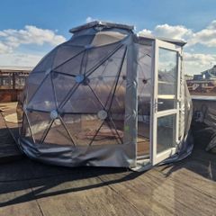 Deluxe Clear Tinted 3m(10ft) Extremely Strong Structure Dome Igloo Glamping