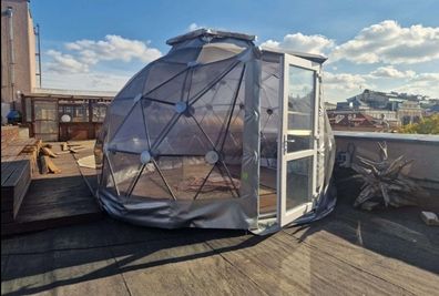 Deluxe Clear Tinted 3m(10ft) Extremely Strong Structure Dome Igloo Glamping