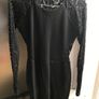 Parker Black Lace Dress Image 4