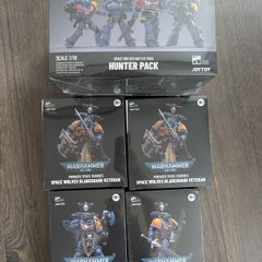 Warhammer 40k Joytoy 1/18 scale Marine Space Wolves Battle Hunter Pack Action figures