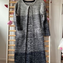 cardigan  Bnwot long navy flex size 10/12