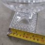 ANNA Hutte Hutte W. Germany Heavy Crystal Pedestal Bowl,footed Bowl, Centre Piece,ideal present, vintage Image 5