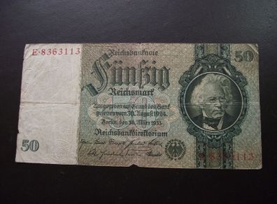 Germany. Reichsbanknote. 50 Mark (30.3.1933)