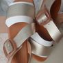 Genuine leather sandals size 38 Image 2