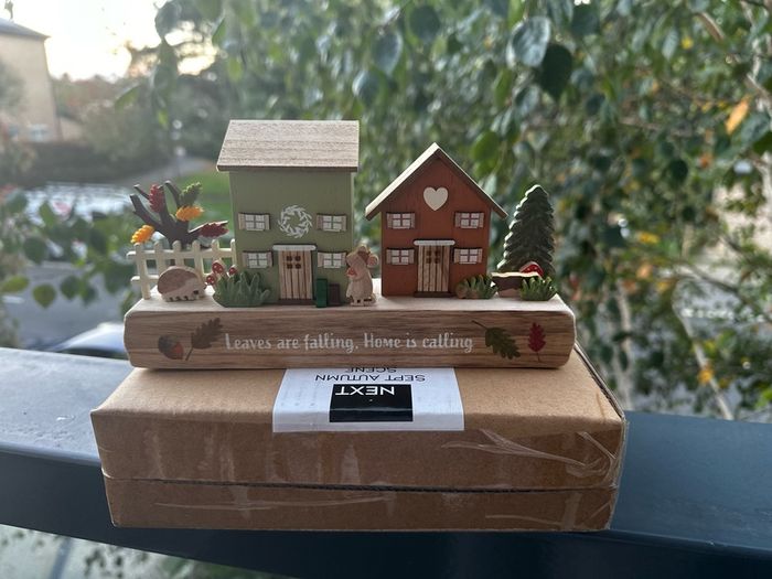 NEXT Autumn wooden decor piece