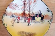Royal Doulton Fox Hunting  John Peel Bread/side  Plate + Serving Plate