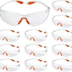 Clear Safety Glasses,Eye Protection Glasses, Work Glasses Safety, Lab Goggles, Protective Glasses, Eye Protection, Safety Glasses,for Work, Construction, Laboratory,Anti Dust,Chemistry