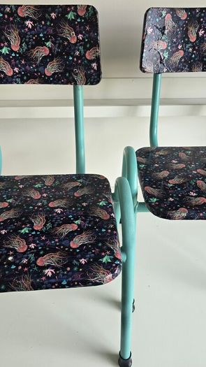 Upcycled Vintage School Chairs