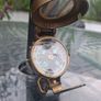 Vintage Brass pocket Compass Image 2