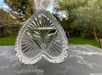 Vintage Crystal Heart tray