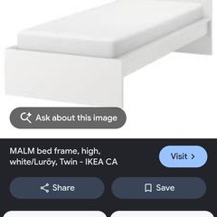 ikea single malm  bed free
