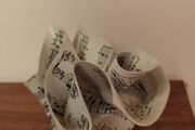 Paperweight MoMA Sheet Music Art Object