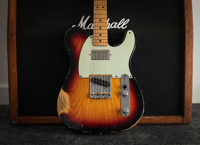 Fender Custom Shop Limited Edition 1965 HS Telecaster Custom -Heavy Relic- (Aged Candy Tangerine)
