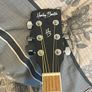 Harley Benton D-120CE BK Guitar and Guitar Case Image 2