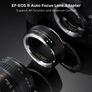 1004 EF to EOS R Adapter Auto Focus Lens Mount Adapter for Canon EF EF-S Lens and Canon EOS R/RF R3 R6 R50 Mount Cameras Image 2