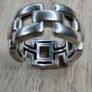 Thomas Sabo Solid Sterling Silver Chunky Chain Link Band Ring 925 Size M-N / 17.0mm Image 5