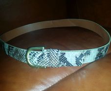 Animal skin imitation belt size UK16 EUR44 Postage included