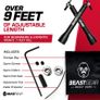 Skipping Rope, Steel Speed Fitness Jump Ropes, Lightweight and Adjustable Workout Equipment for Jumping, MMA, HIIT Image 2